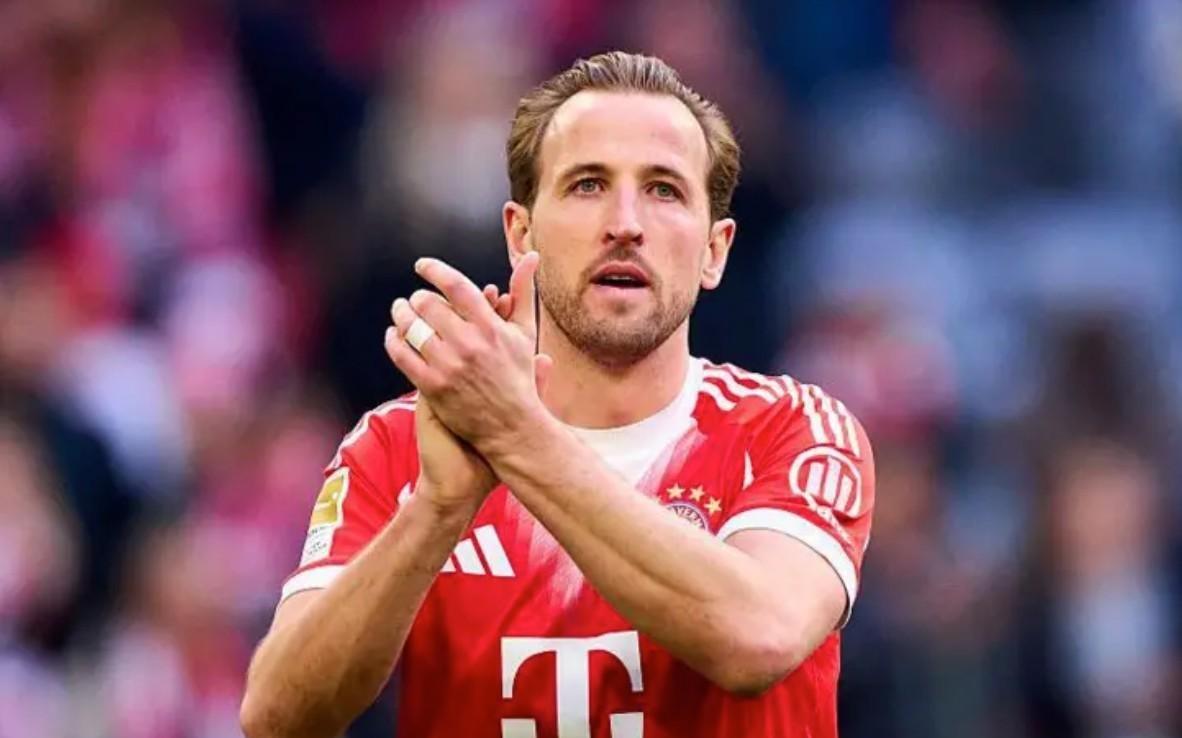 凯恩本赛季德甲已打进31球，联赛剩余7轮距莱万纪录还差10球