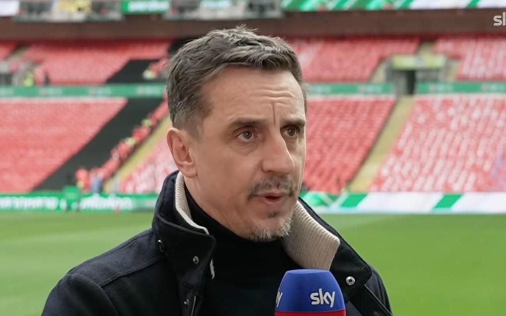 内维尔：英联杯我更看好枪手，但永远不能低估瓜迪奥拉的球队