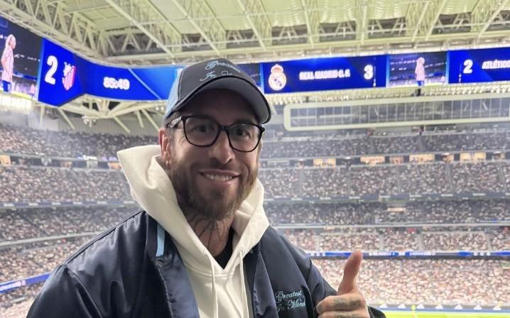 老熟人，拉莫斯现身伯纳乌观看马德里