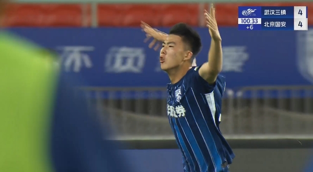 不放弃出奇迹！21岁张振阳读秒破门，三