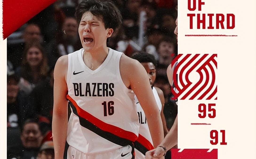 开拓者官方8连发吹杨瀚森！NBA官推膜拜中国杨，一战打服全美网友