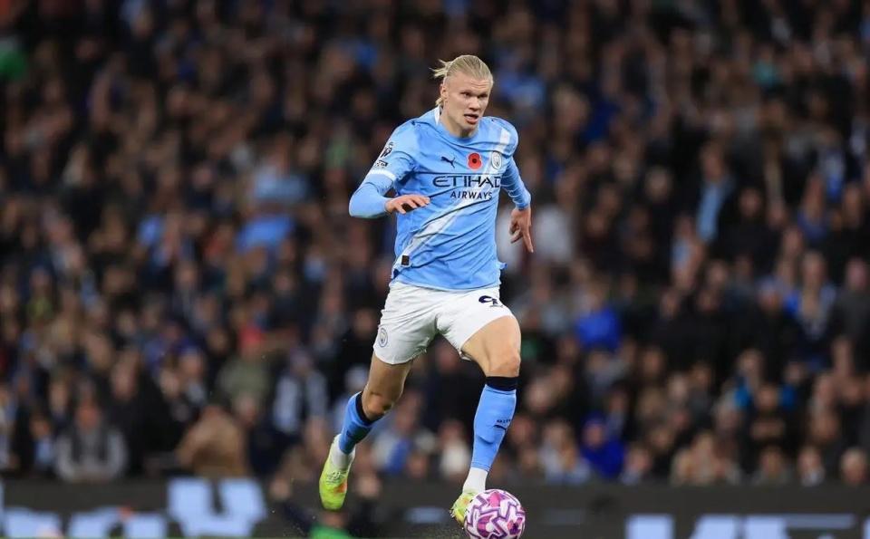 16场2球即可！哈兰德创英超百球最快纪录无悬念曼城省着点用