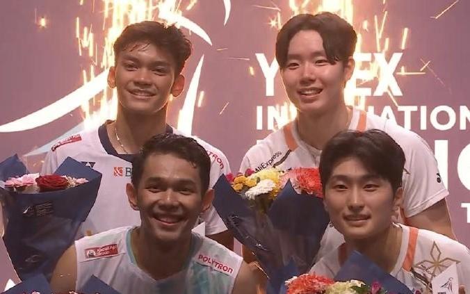 金元浩徐承宰21逆转阿尔菲安菲克里，获得法国赛男双冠军