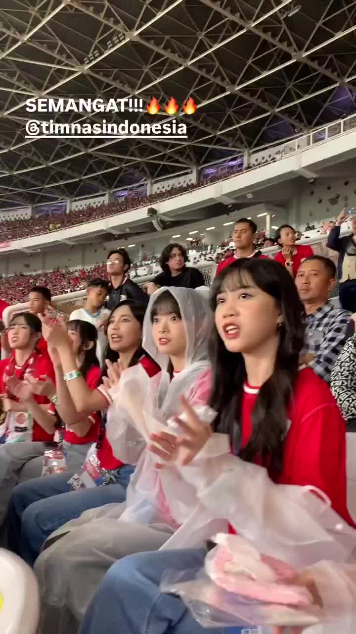 什么水平印尼女子偶像组合来到现场为国家队加油