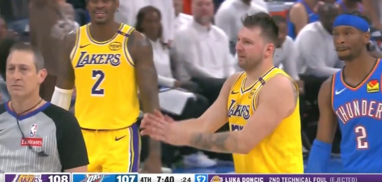 NBA官方：撤销东契奇昨日对阵雷霆领到的第二个技犯！