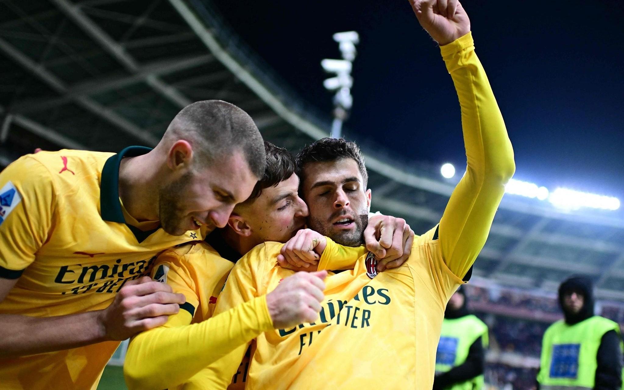 35秒，普利希奇是米兰自2008年2月以来意甲替补进球最快球员