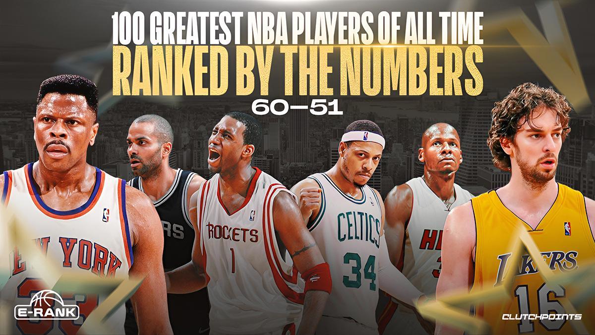 NBA史上最伟大的100名球员，新指标排名：6051