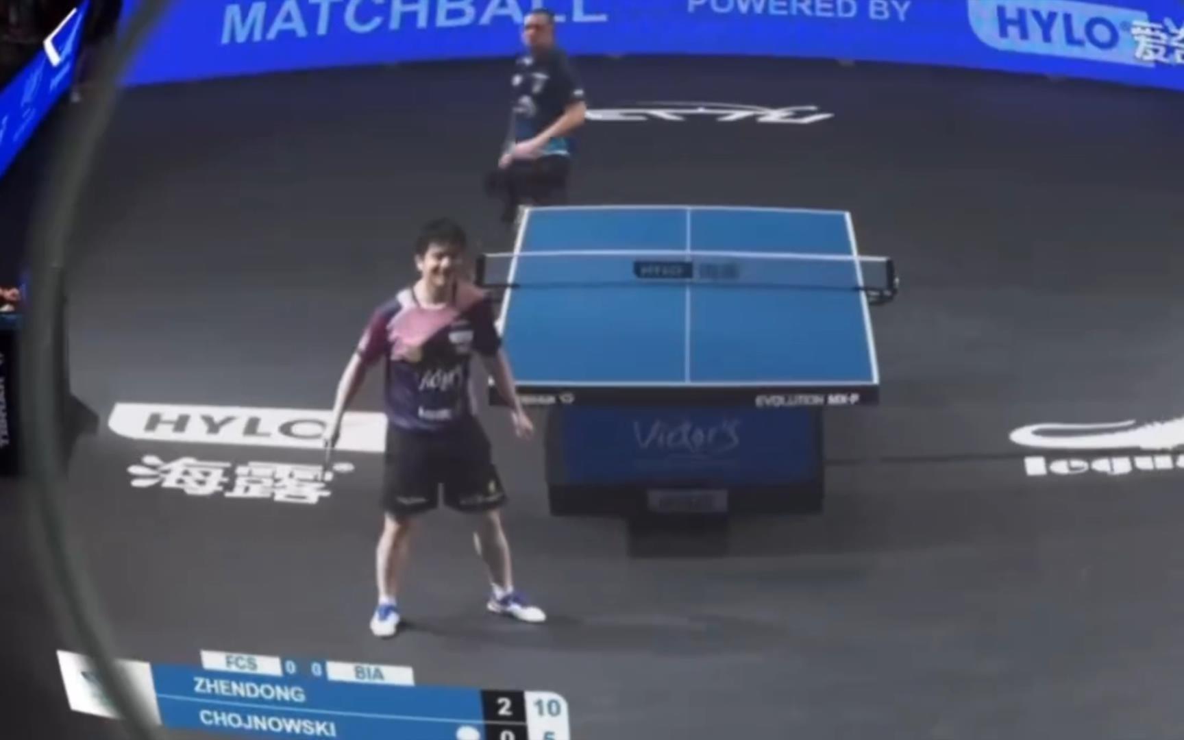 樊振东迎来欧冠首胜，晋级八强