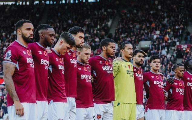 西汉姆联内部邮件称球员不会佩戴罂