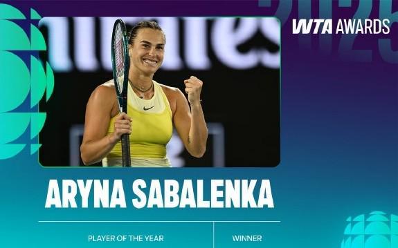 WTA一股脑公布所有年度获奖者郑钦