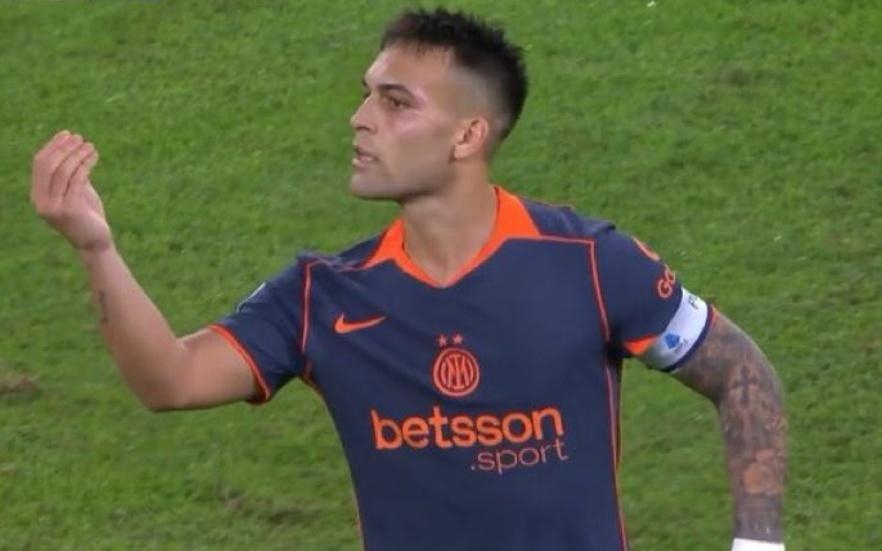 记者解读劳塔罗对孔蒂手势：你根本没种，只是在虚张声势