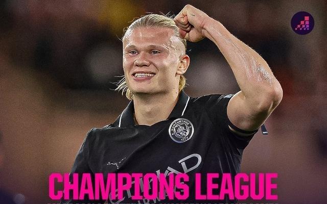 欧冠前50场进球榜：哈兰德52球居首，范尼43球第二