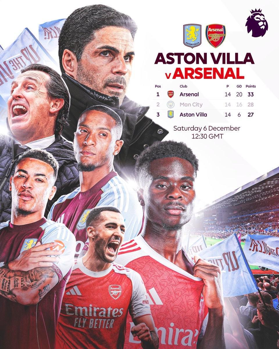 30场15胜，维拉公园是阿森纳英超赢球