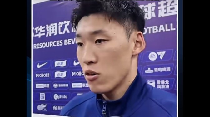 朱辰杰谈进球：高天意的角球罚得特别好，正好落在我的脸上