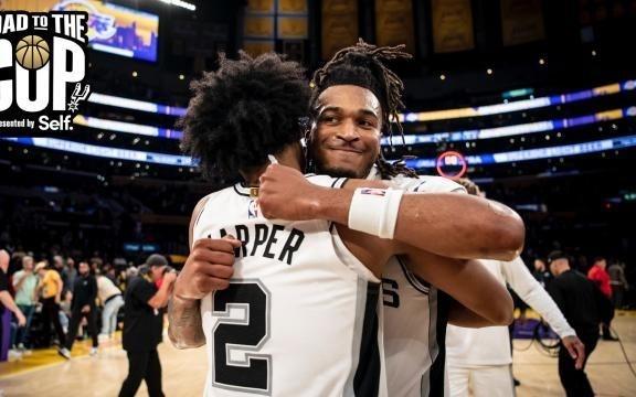 残阵马刺碾压湖人进杯赛四强！下场文