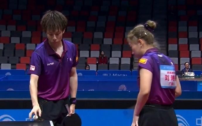 林高远刘诗雯41战胜赵钊彦孙铭阳，晋级全运会混双4强