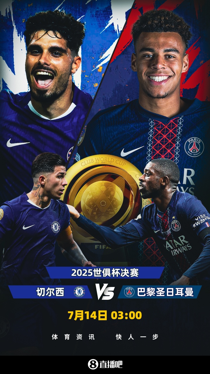 巴黎大优势！世俱杯夺冠赔率：巴黎1.3，切尔西3.4