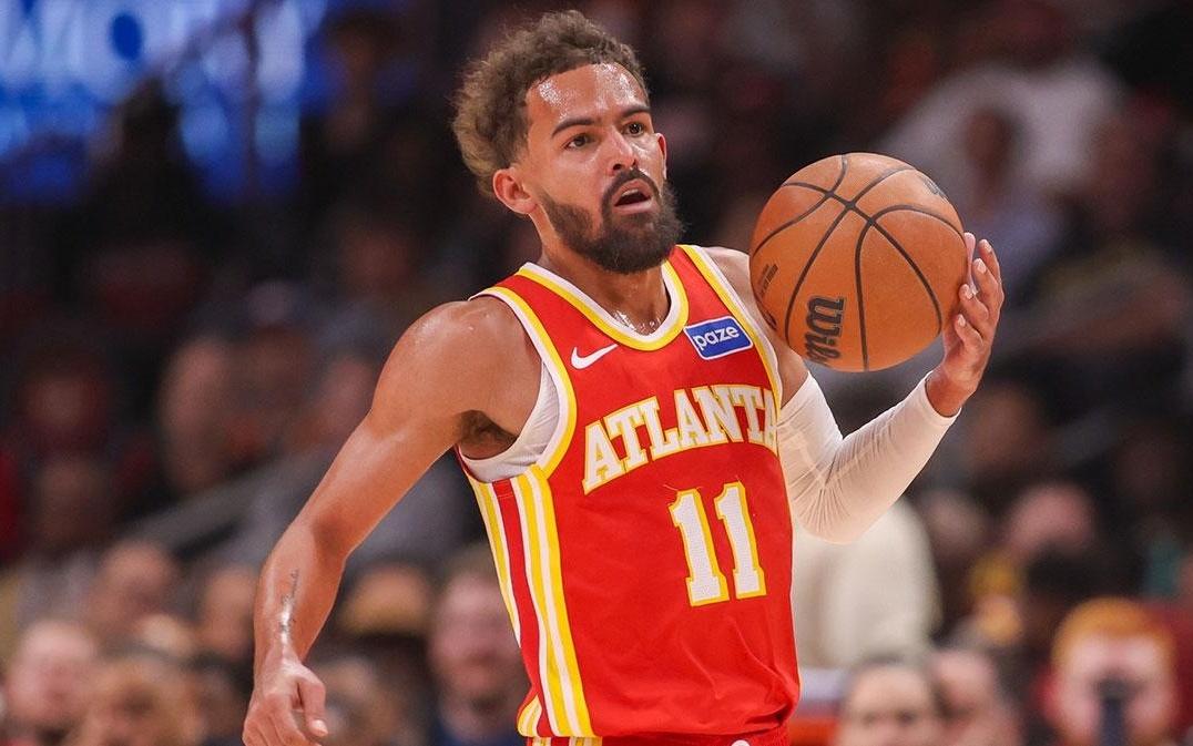 坏消息，老鹰队特雷杨因膝伤将缺席NBA杯首战对阵步行者