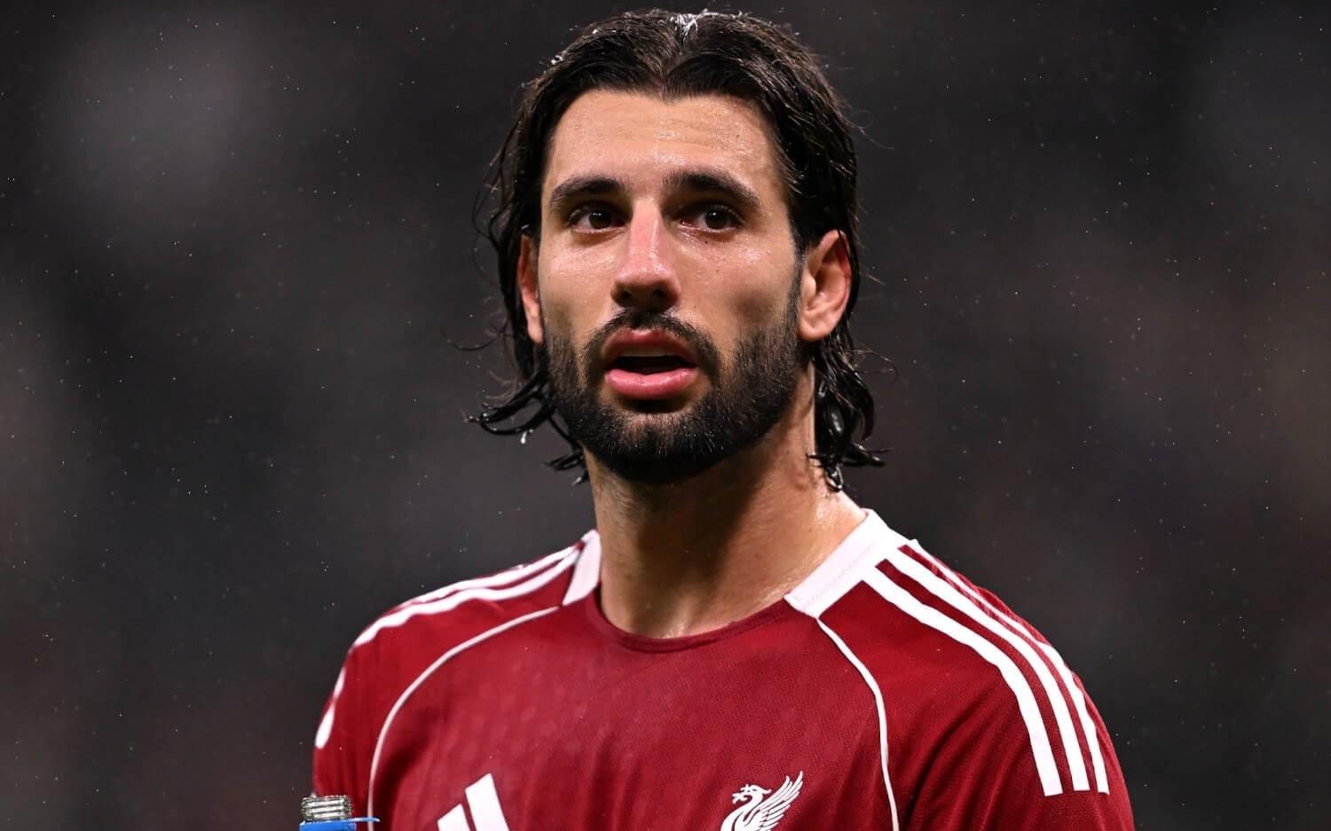 传射建功，索博当选与法兰克福一役利物浦队内最佳球员