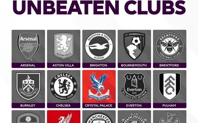 切尔西输球后，英超目前不败的只剩下利物浦和水晶宫