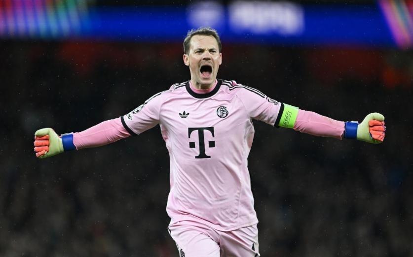 诺伊尔致命失误，阿森纳31送拜仁赛季首败，英超欧冠双线领跑