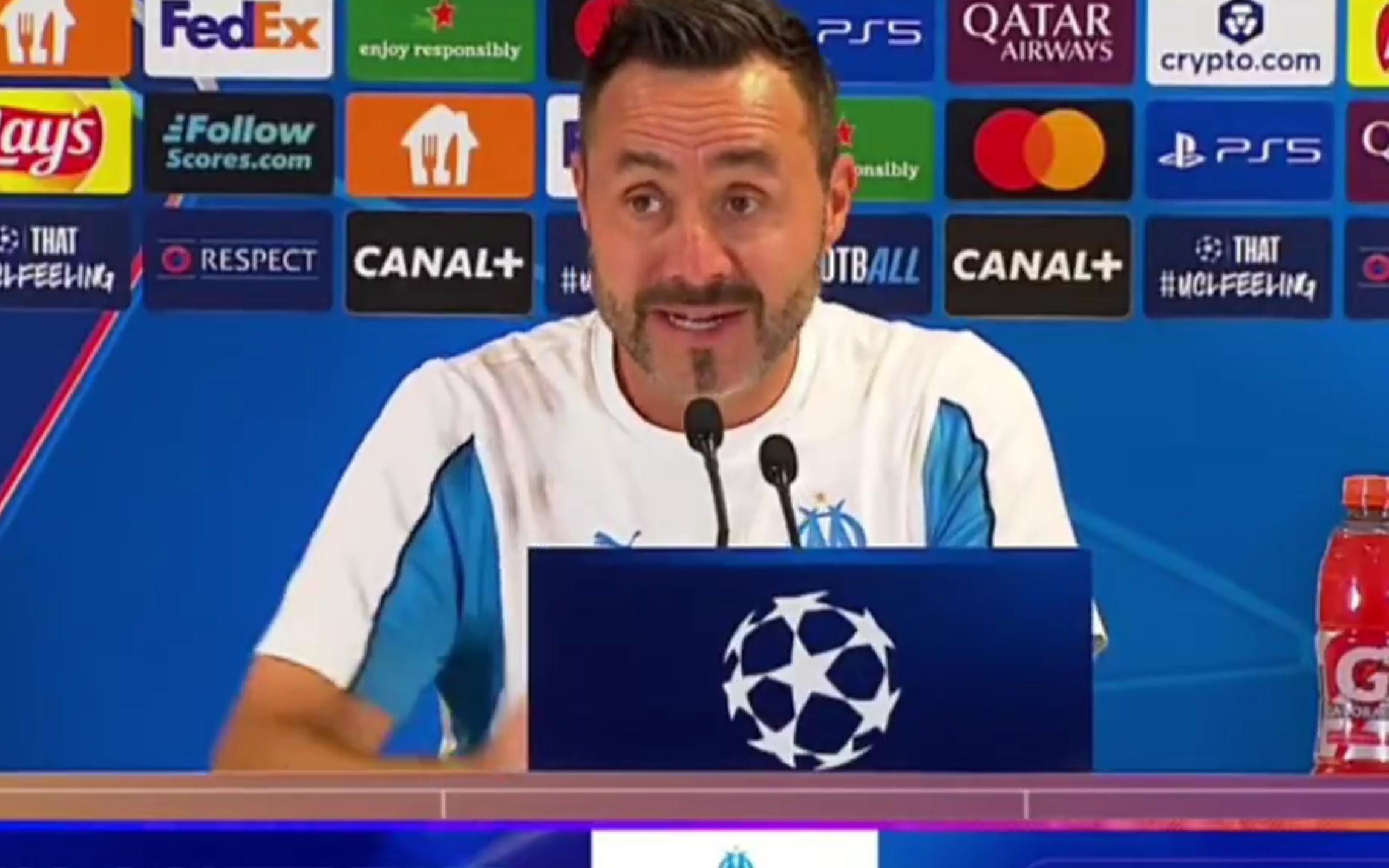 德泽尔比：马赛可以在欧冠中立足，我们近期的表现相当出色