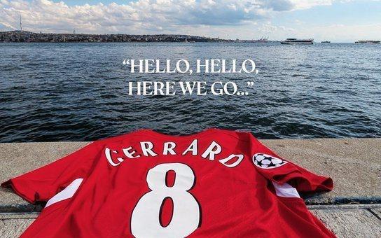 重回故地！利物浦官方晒杰拉德球衣，以纪念伊斯坦布尔之夜