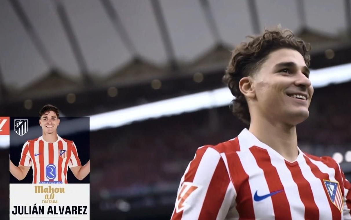 梅开二度，阿尔瓦雷斯当选马德里德比西甲官方全场最佳球员