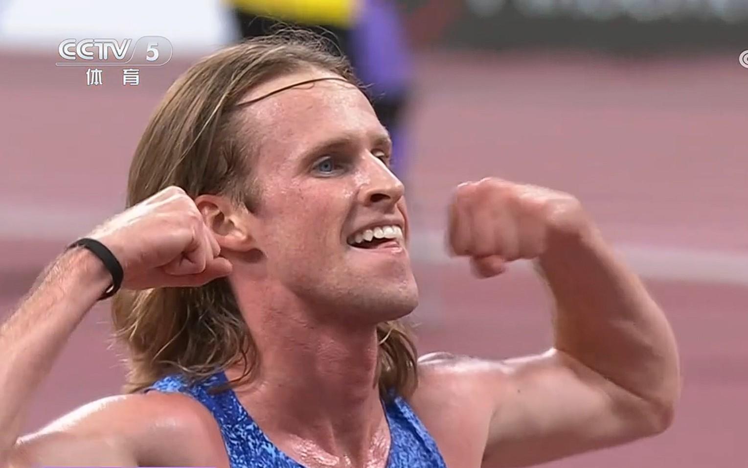 世锦赛男子5000米：科尔霍克12分58秒30夺冠，英格布里格森第10