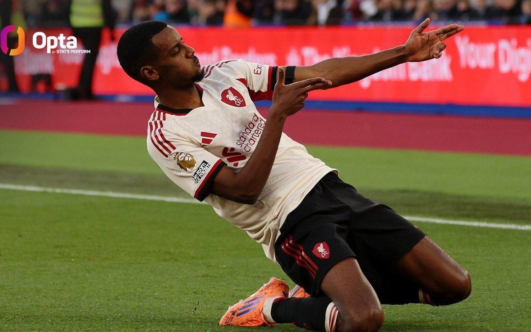 伊萨克打入近8次英超出场首球，结束个人英超最长进球荒