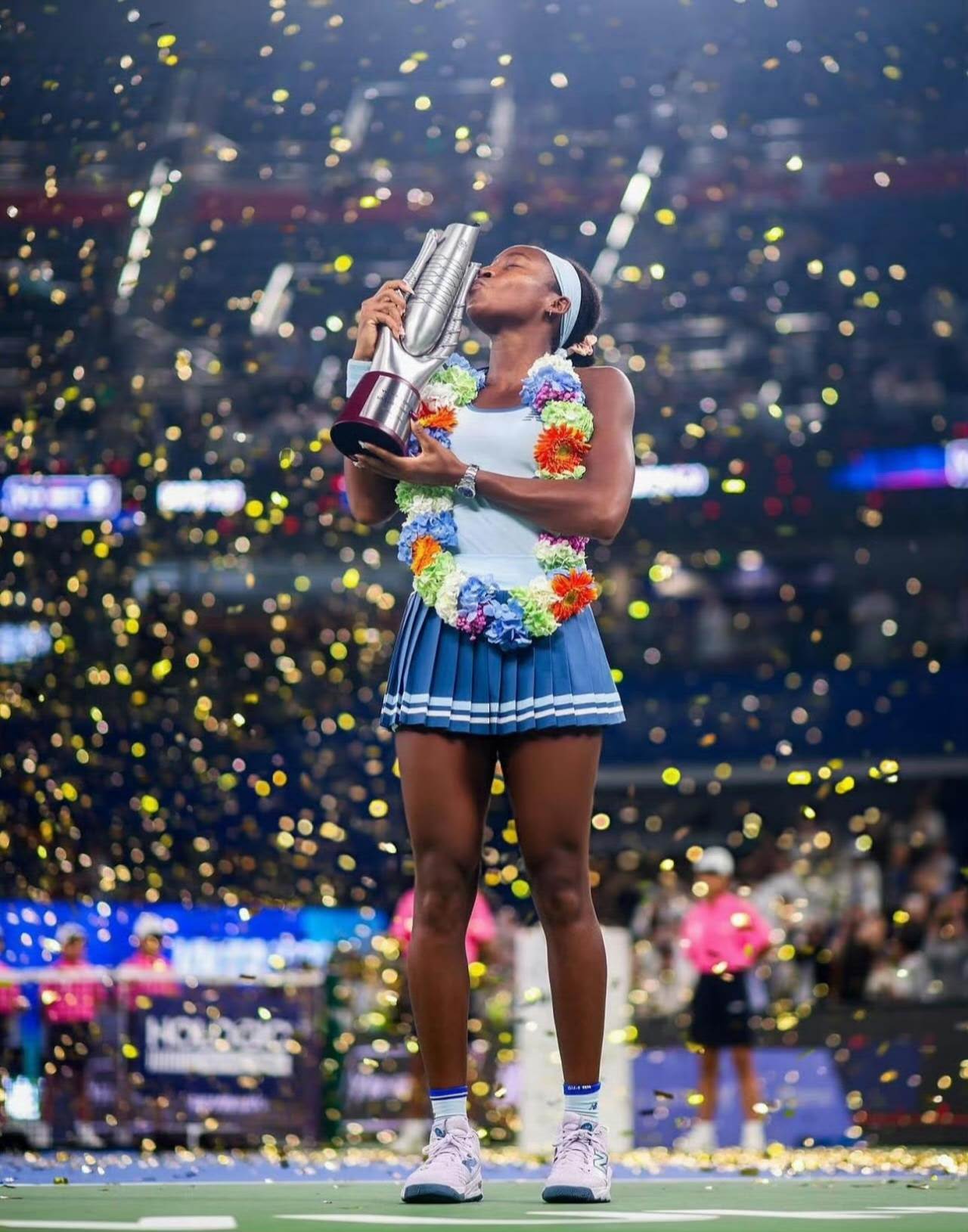 高芙直言中国为自己的福地,武网夺冠后笑言希望明年再赴故宫还愿