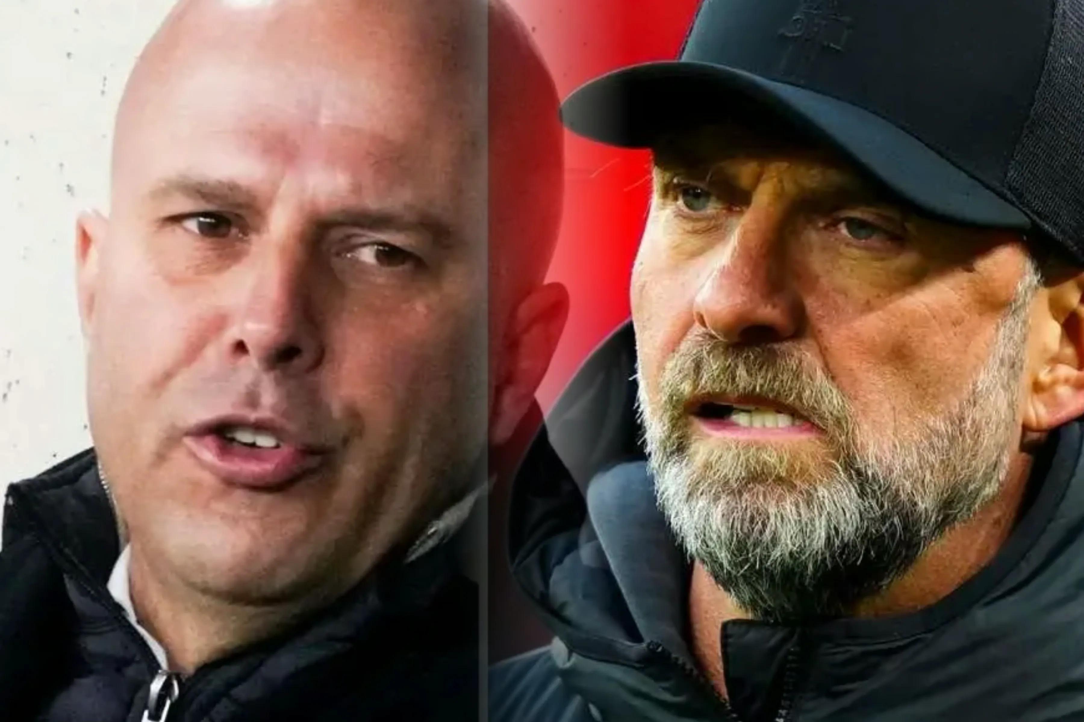 斯洛特或非利物浦最佳教练，但总拿前任克洛普和他对比是不公平的