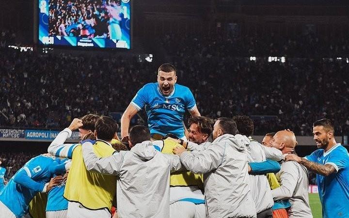 队史第二次，那不勒斯连续两个赛季前