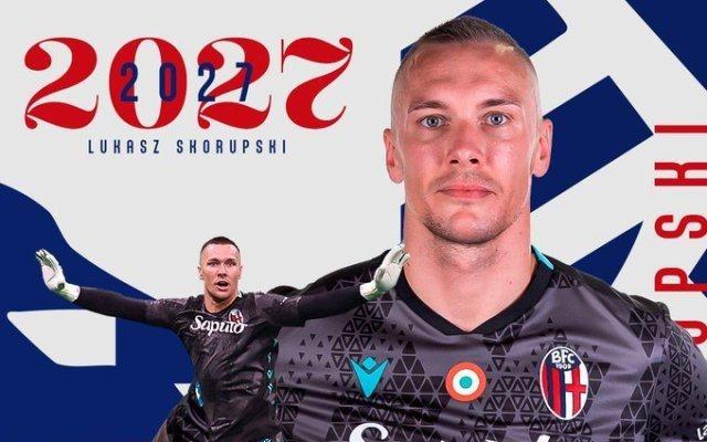 官方：博洛尼亚续约斯科鲁普斯基