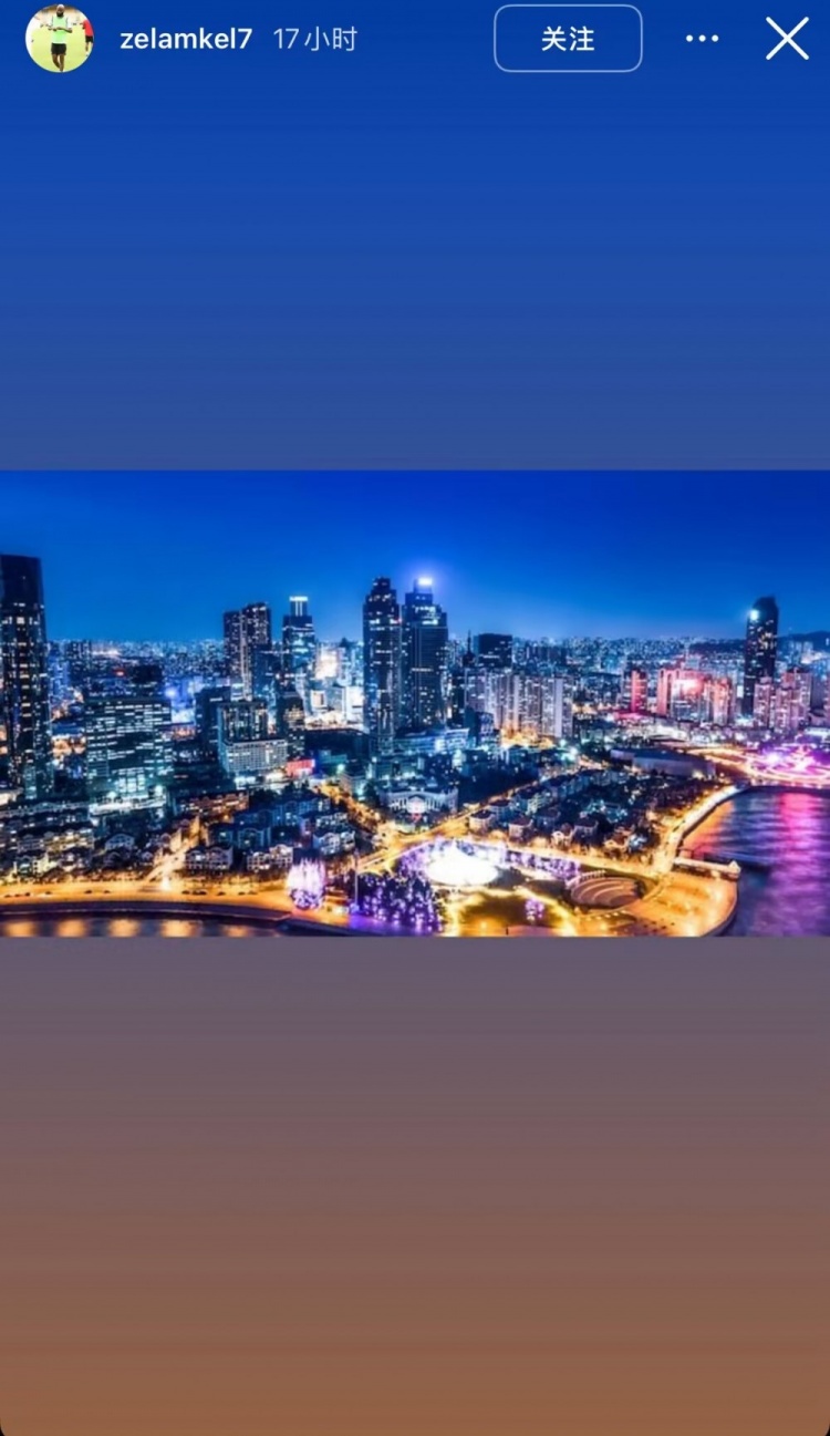 博主：喀麦隆国脚兰克尔泽社媒晒青岛风光和集锦，可能加盟海牛
