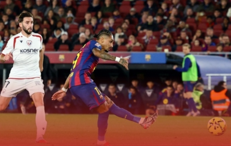 西甲争冠悬念渐无巴萨五连胜+7分领