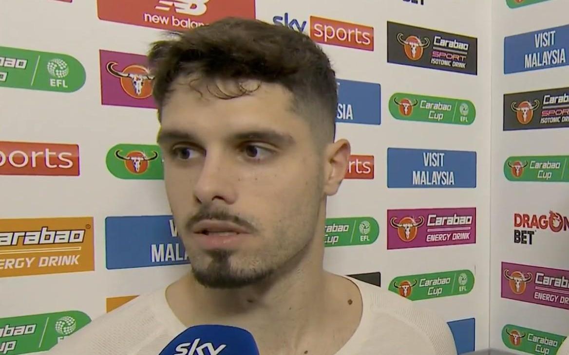 内托：我们在一次角球后有点疏忽导致丢球，但很高兴成功晋级