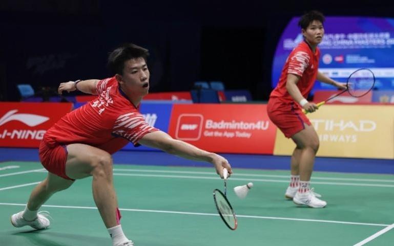 中国羽毛球大师赛，两对中国组合晋级混双四强