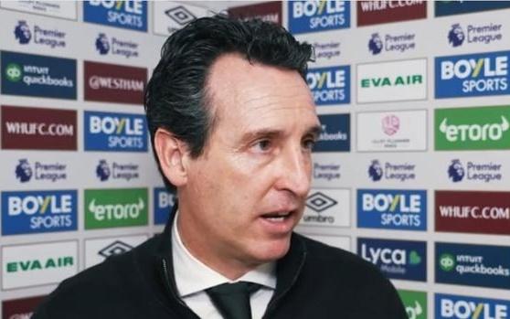 埃梅里：大马丁受伤了，希望他能在对阵曼联前回归训练