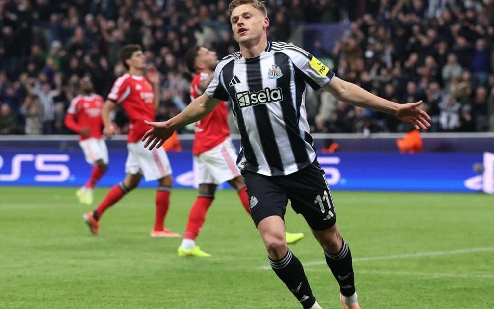 纽卡斯尔欧冠一战创多项纪录：队史首次在欧冠中零封对手