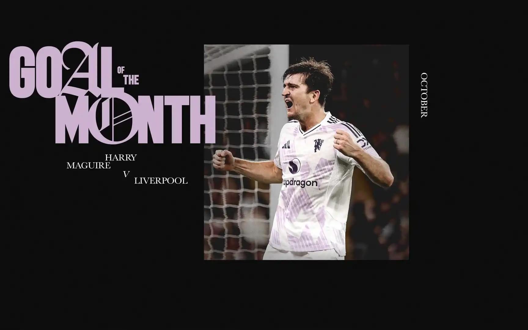 官方：马奎尔双红会制胜球当选曼联10