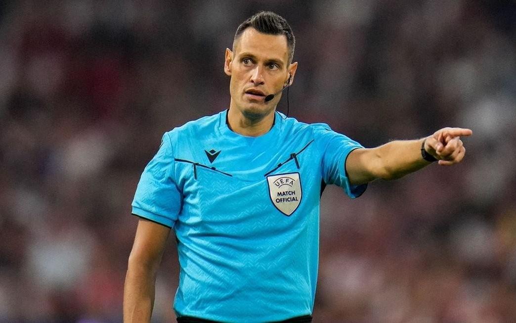 官方：意大利裁判马里亚尼将执法欧冠