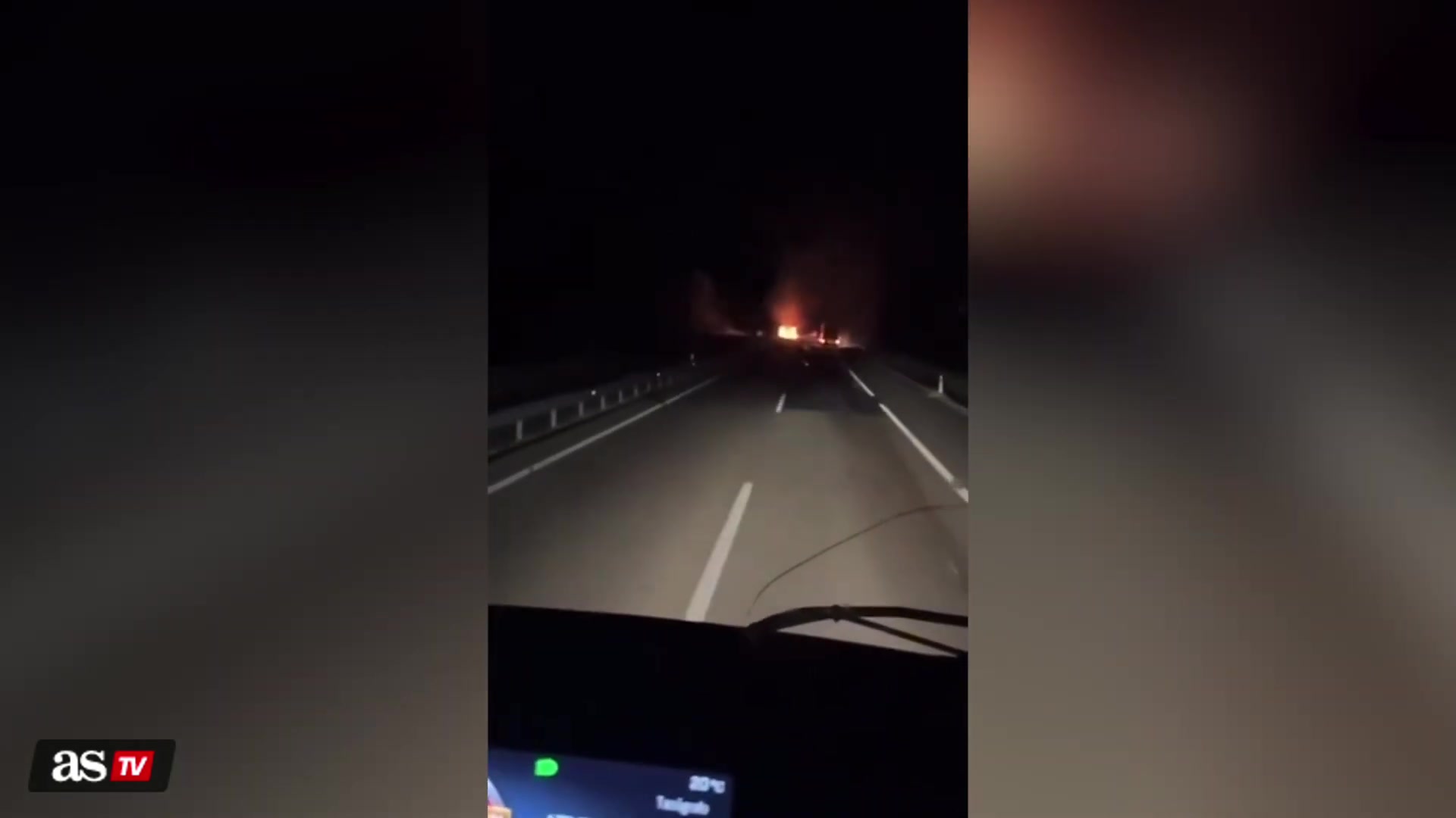 阿斯：目击者拍到若塔车祸现场画面，兰博基尼猛烈起火