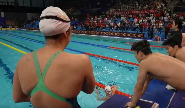 男女4x100米自由泳接力决赛：浙江打