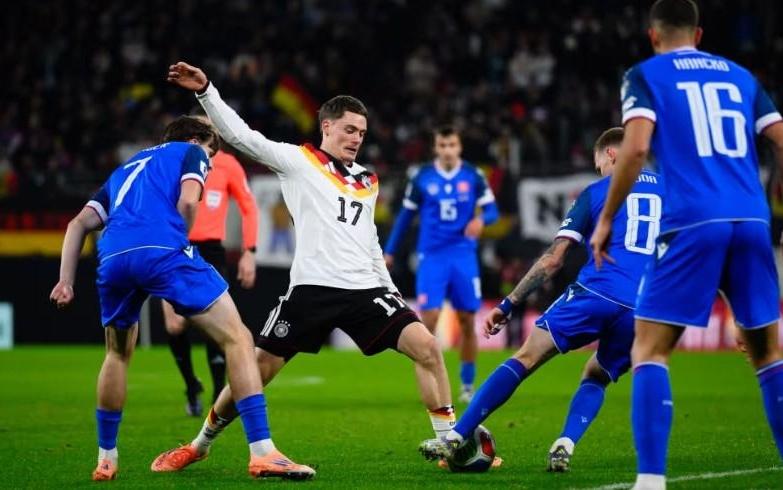 维尔茨在德国队6场1球2助攻，参与进球数与在利物浦16场持平