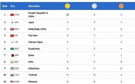 第11届亚洲游泳锦标赛落幕中国游泳队共收获28金3银2铜