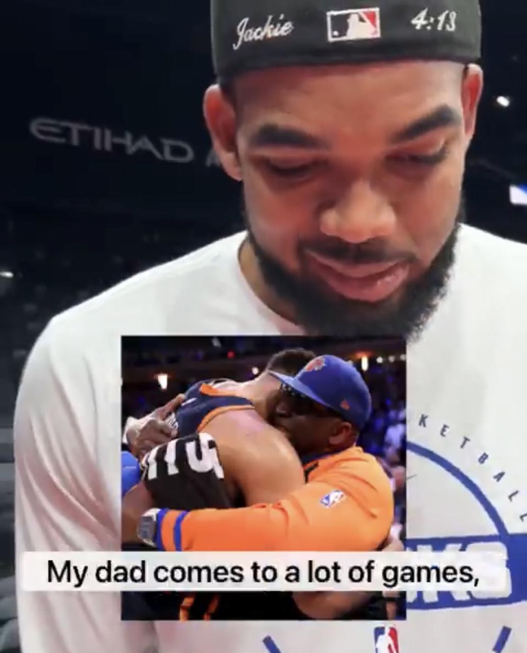 唐斯谈父亲：他曾是我的教练，我在他队里担任替补