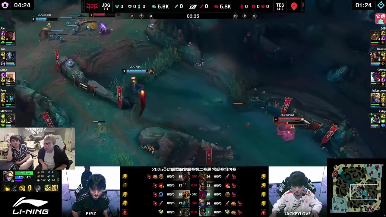 姿态看TES横扫爆杀JDG：阿乐绝对要背大锅，顶级K了送