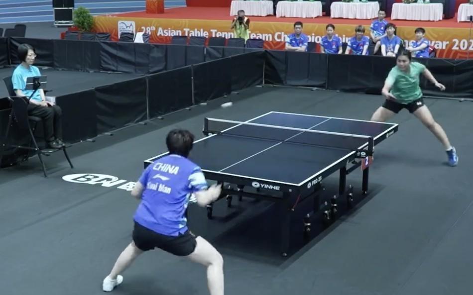 中国女乒30横扫泰国女乒，晋级亚锦赛四强将战韩国