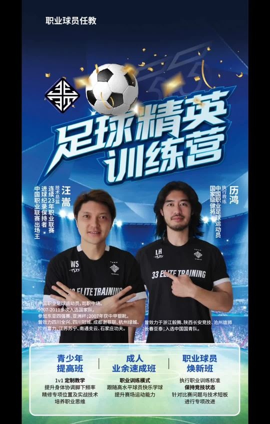 汪嵩&历鸿开设青训俱乐部，两人均是